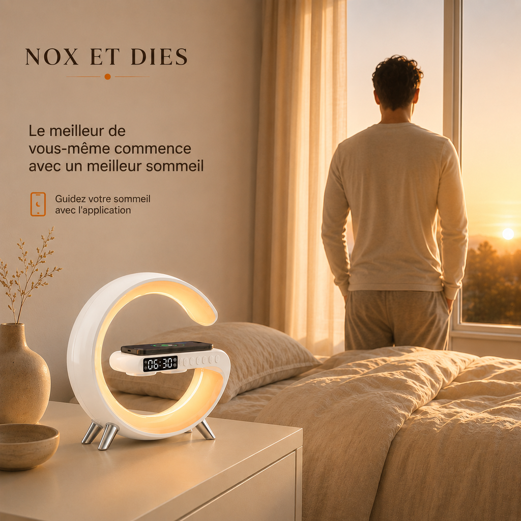 Application Nox Et Dies contrôlant les couleurs de la veilleuse Smart
