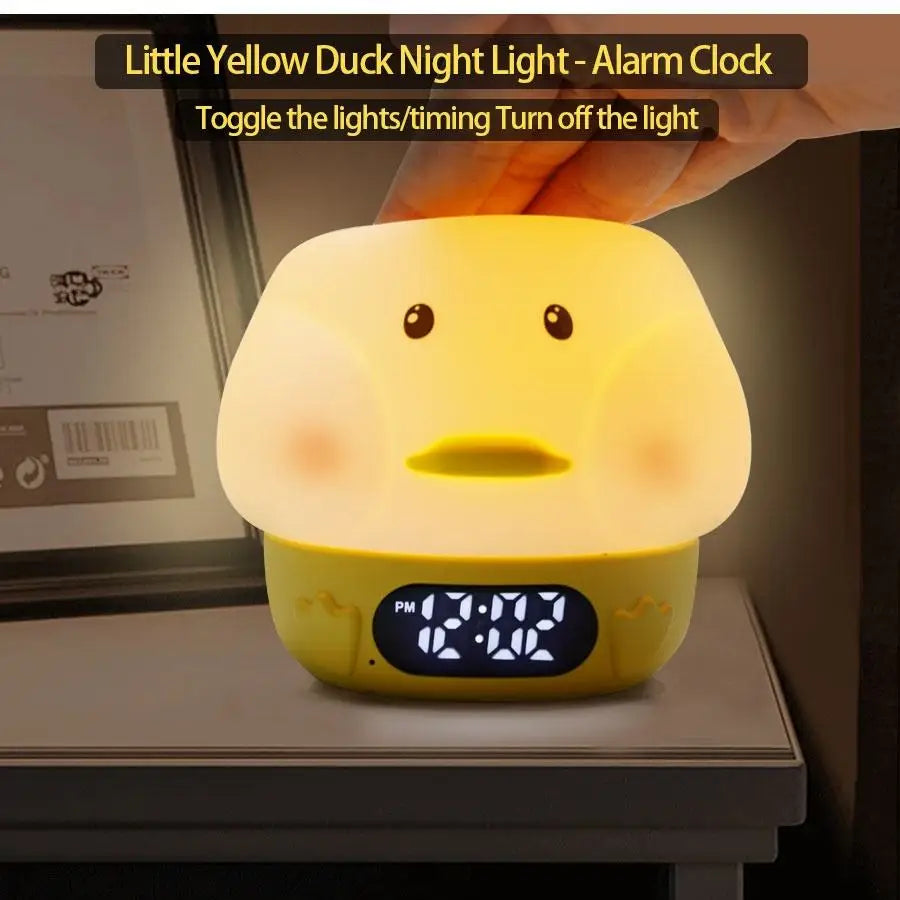 Rechargeable Kids Alarm Clock with Sunrise Simulation, Night Light for Children's Bedroom, Sleep Training Wake Up Lamp