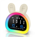 Cute Kids Digital Alarm Clock Color Changing Night Light Date Week Display 6 Tones Bedside Desk Travel for Boys and Girls