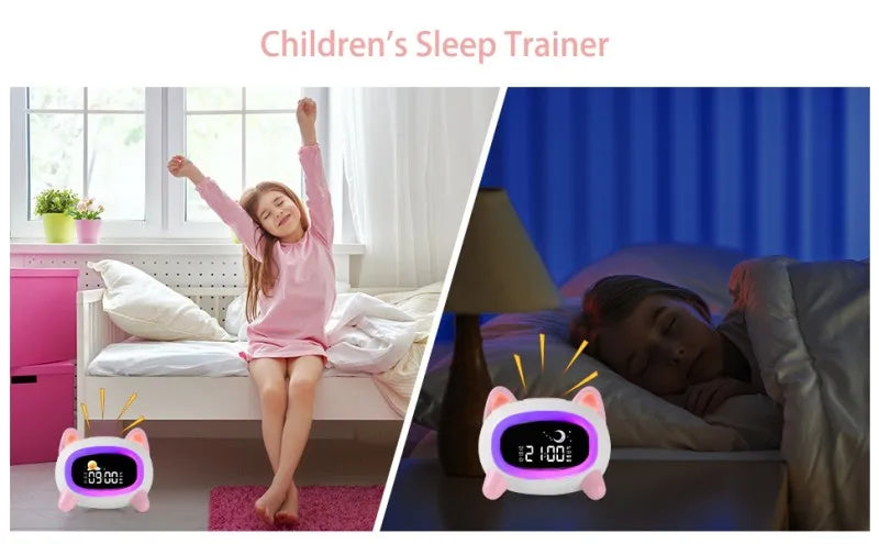 Alarm Clock for Kids Ok to Wake Children with Sleep Training and Sound Machine Birthday Gift for Boy Girls