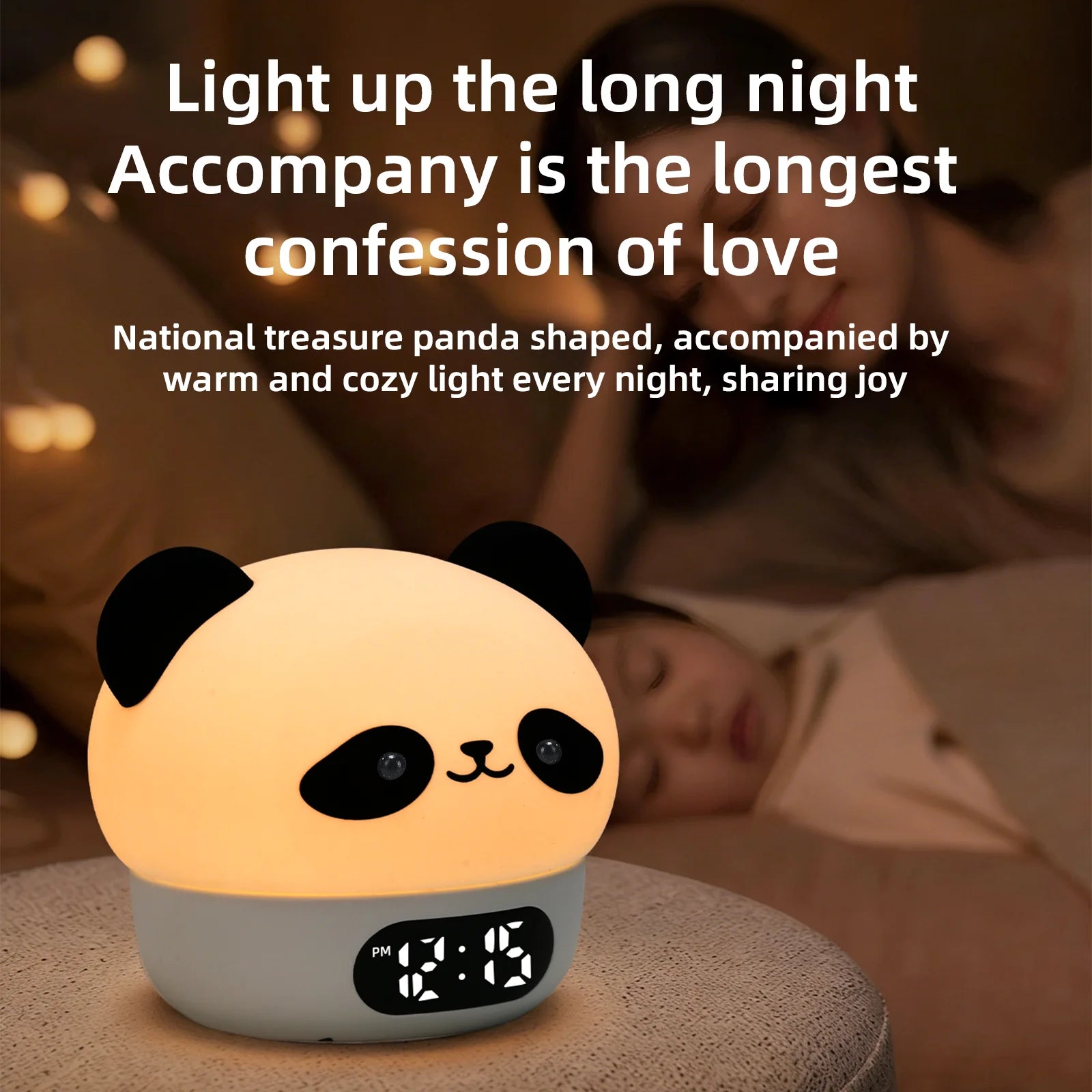 Rechargeable Kids Alarm Clock with Sunrise Simulation, Night Light for Children's Bedroom, Sleep Training Wake Up Lamp