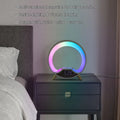 LED Tabletop Light,Portable Charging Bedside Lamp,Atmosphere Lamp with Bluetooth Speaker,for Bedroom,Study Room,Bedside