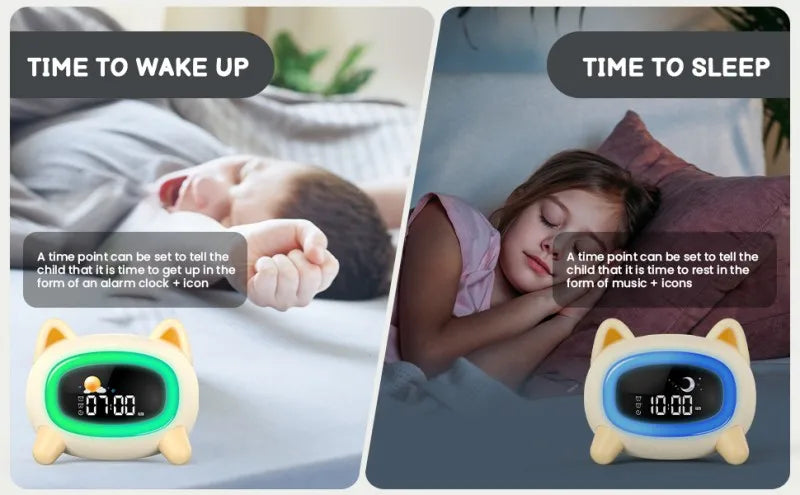 Alarm Clock for Kids Ok to Wake Children with Sleep Training and Sound Machine Birthday Gift for Boy Girls