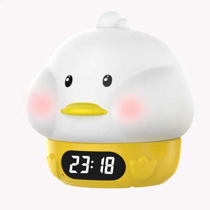 Rechargeable Kids Alarm Clock with Sunrise Simulation, Night Light for Children's Bedroom, Sleep Training Wake Up Lamp