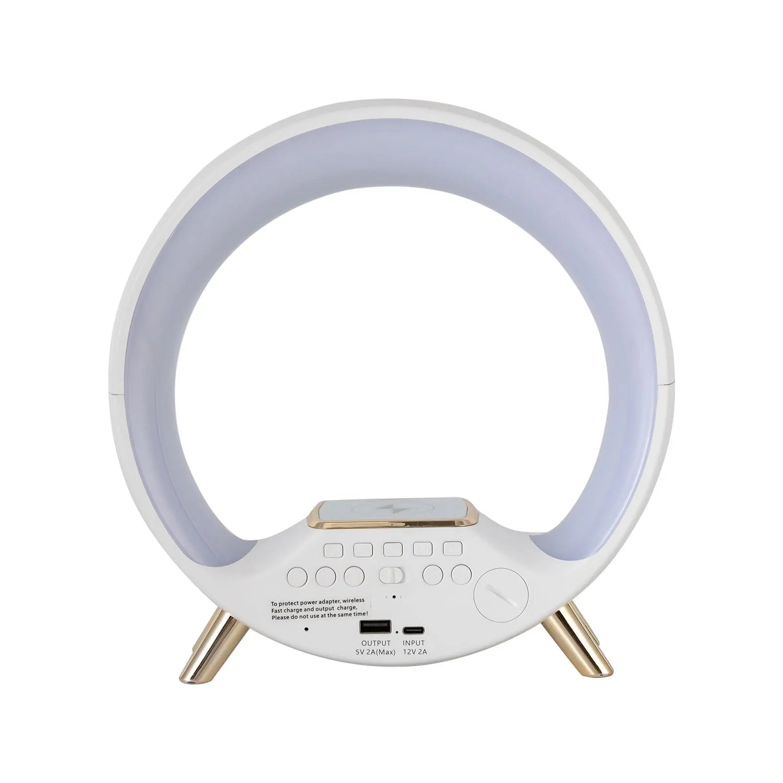 LED Tabletop Light,Portable Charging Bedside Lamp,Atmosphere Lamp with Bluetooth Speaker,for Bedroom,Study Room,Bedside